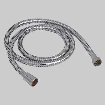 LACCIO DOCCIA DOPPIA GRAFFATURA IN OTTONE  1/2x1/2 conico cm 150     MADE IN ITALY