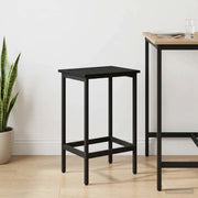 Sgabello da bar Rovere Nero 40 x 32 x 74 cm 8006145