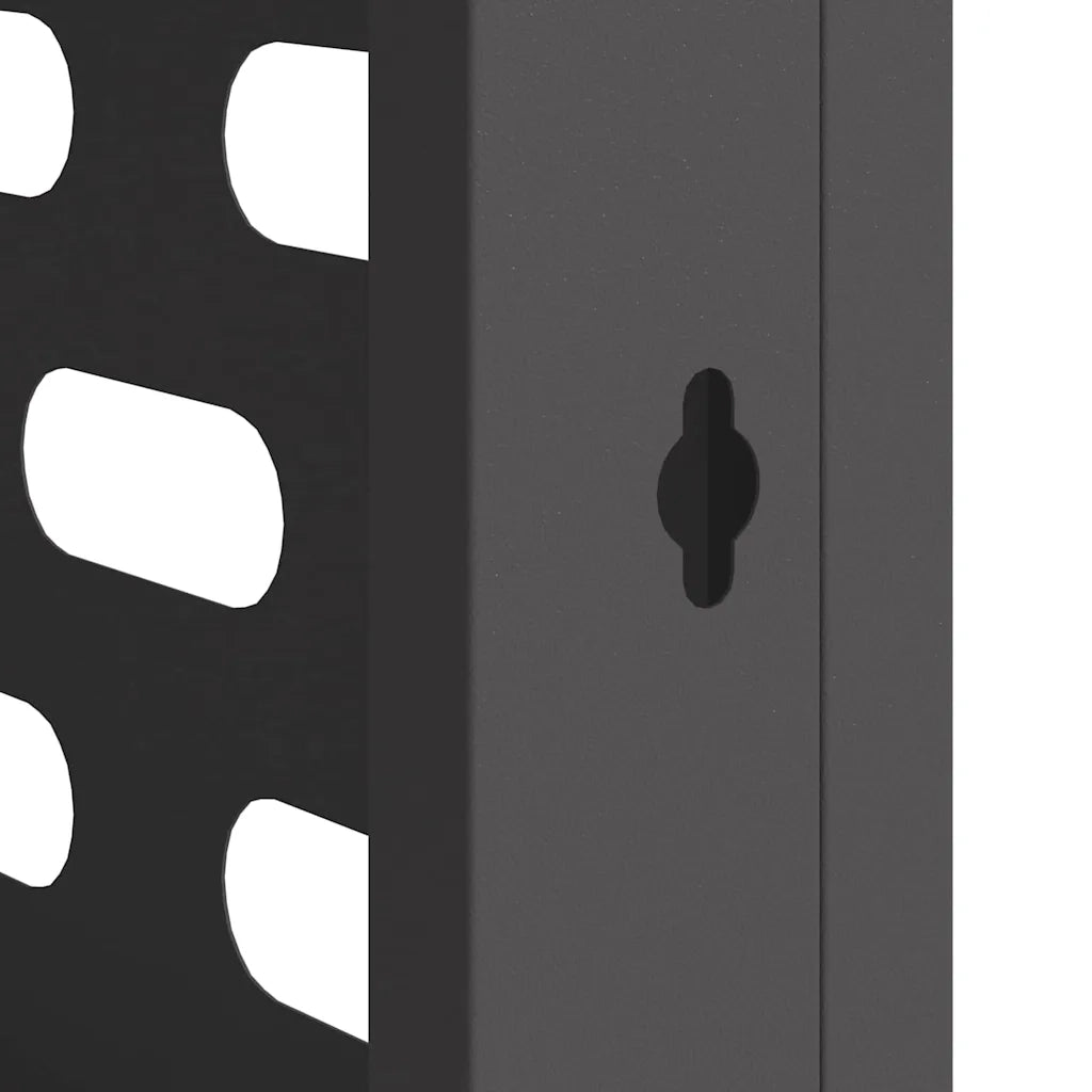 Copertura per condizionatore d'aria Nero 110 x 50 x 105 cm 865911