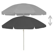 Ombrellone da Spiaggia-Ombrellone da mare Antracite 240 cm 725453