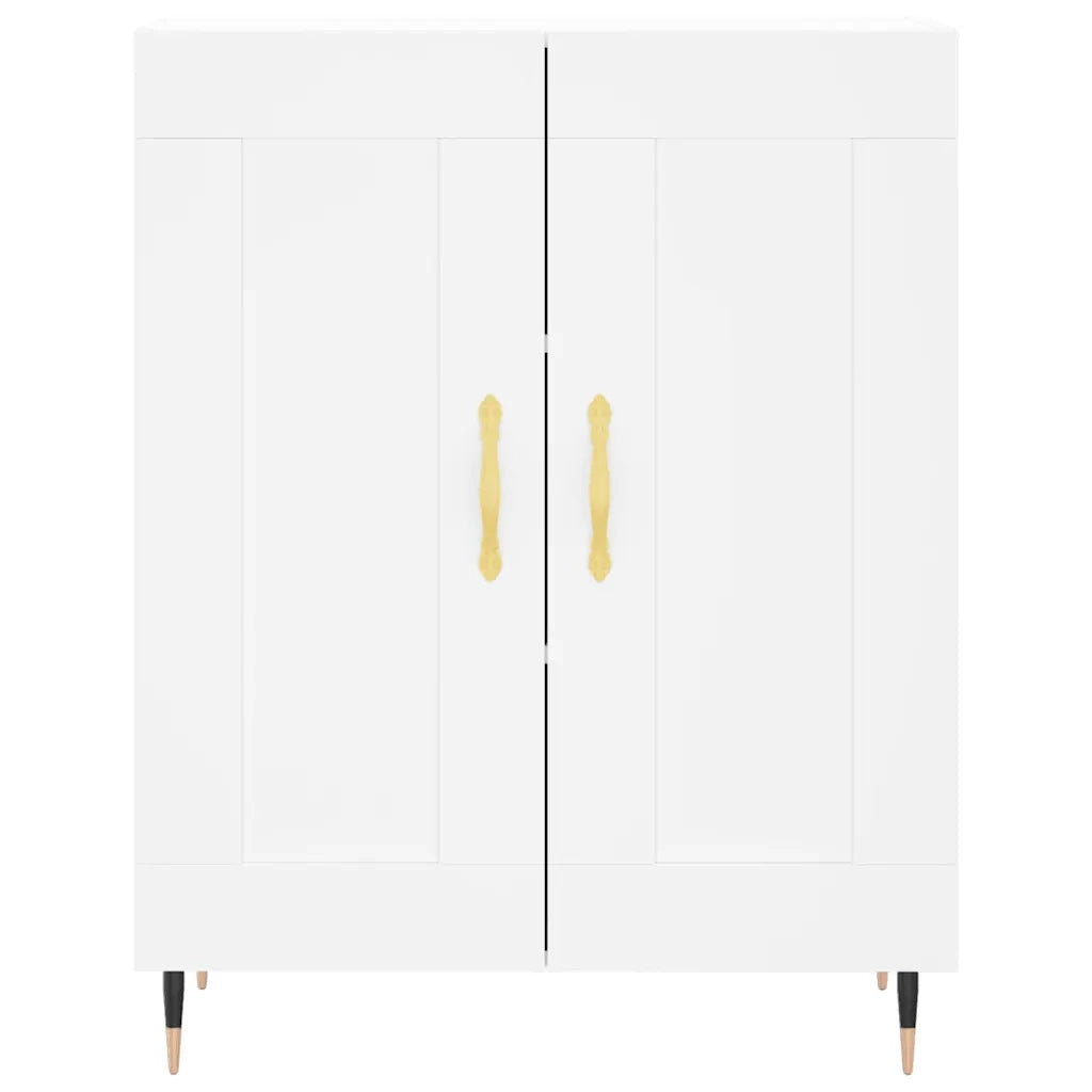 Credenza Bianca 69,5x34x180 cm in Legno Multistrato 3195771