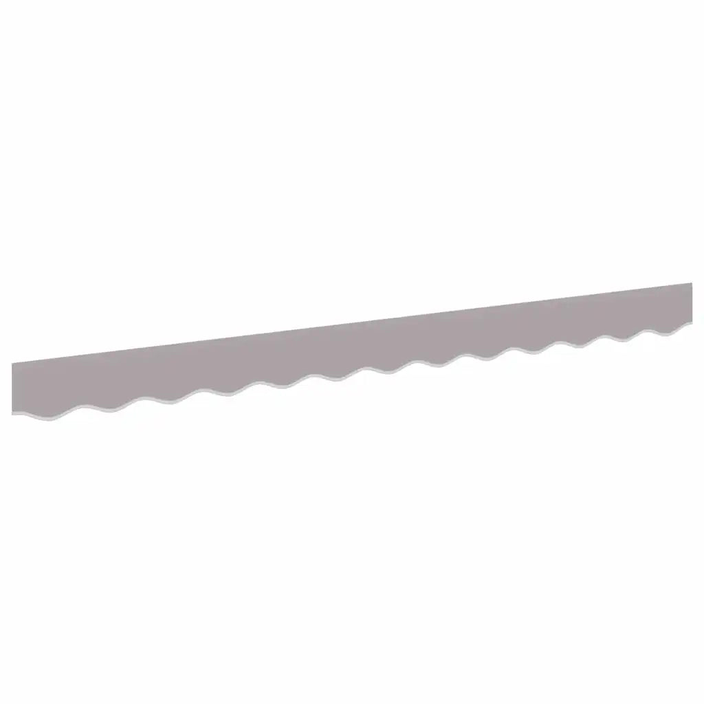 Sostituzione della mantovana per tenda-Tessuto di Ricambio per Mantovana da Tenda Grigio Chiaro 2,5 m