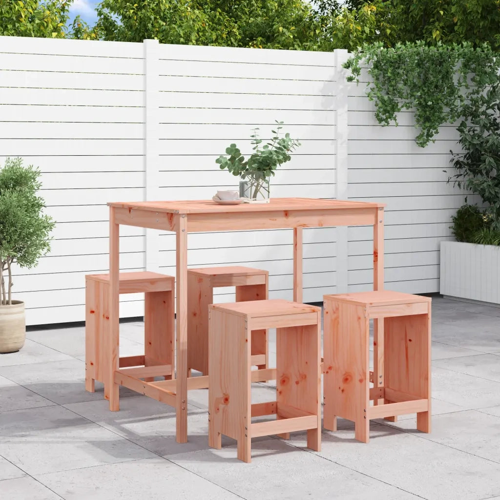 Set da Bar da Giardino 5 pz in Legno Massello di Douglascod mxl 83649