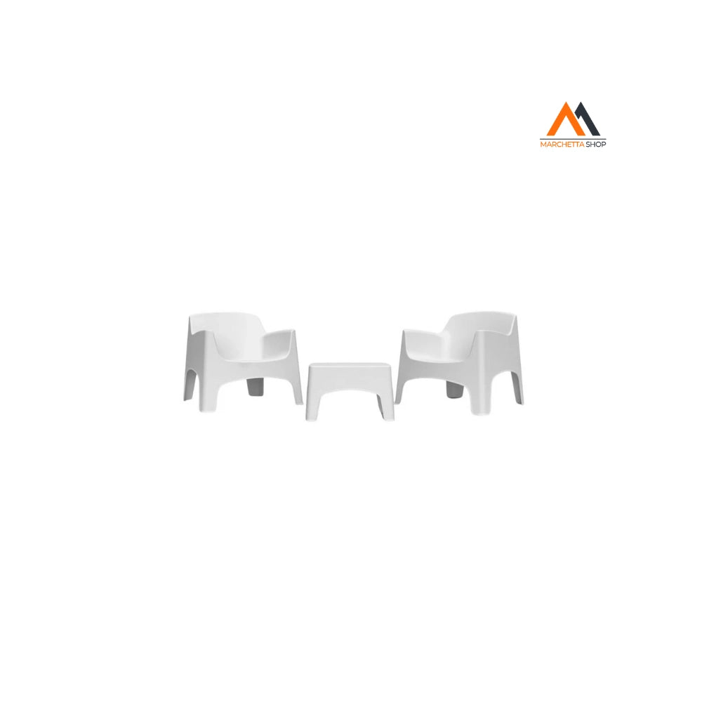 SET DA GIARDINO POLIPROPILENE 'IBIZA TERRACE' bianco