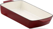 Scatola per forno quadrata 38 litri alta | Dark Cherry | smaltata - padella a lasagna