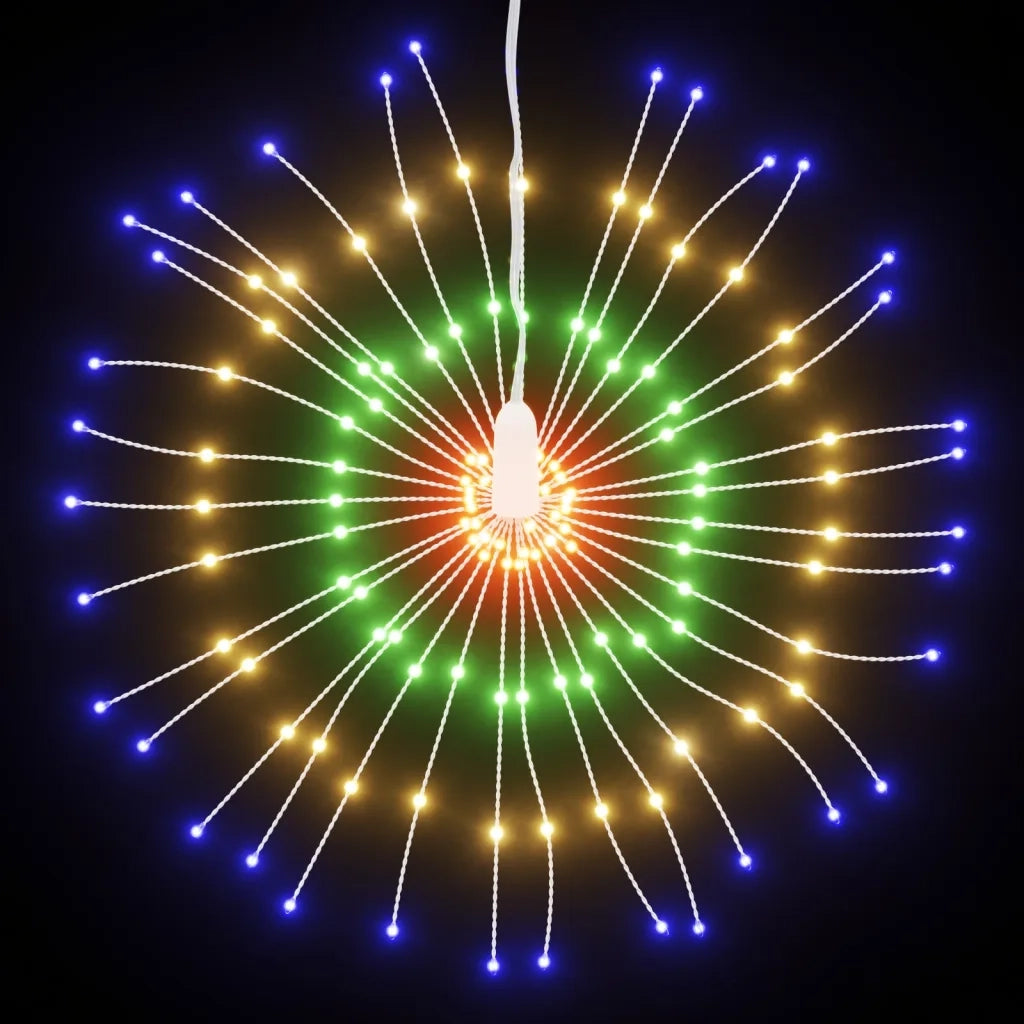 Illuminazioni di Natale Galassia 140 LED 2pz Multicolore 17 cm
