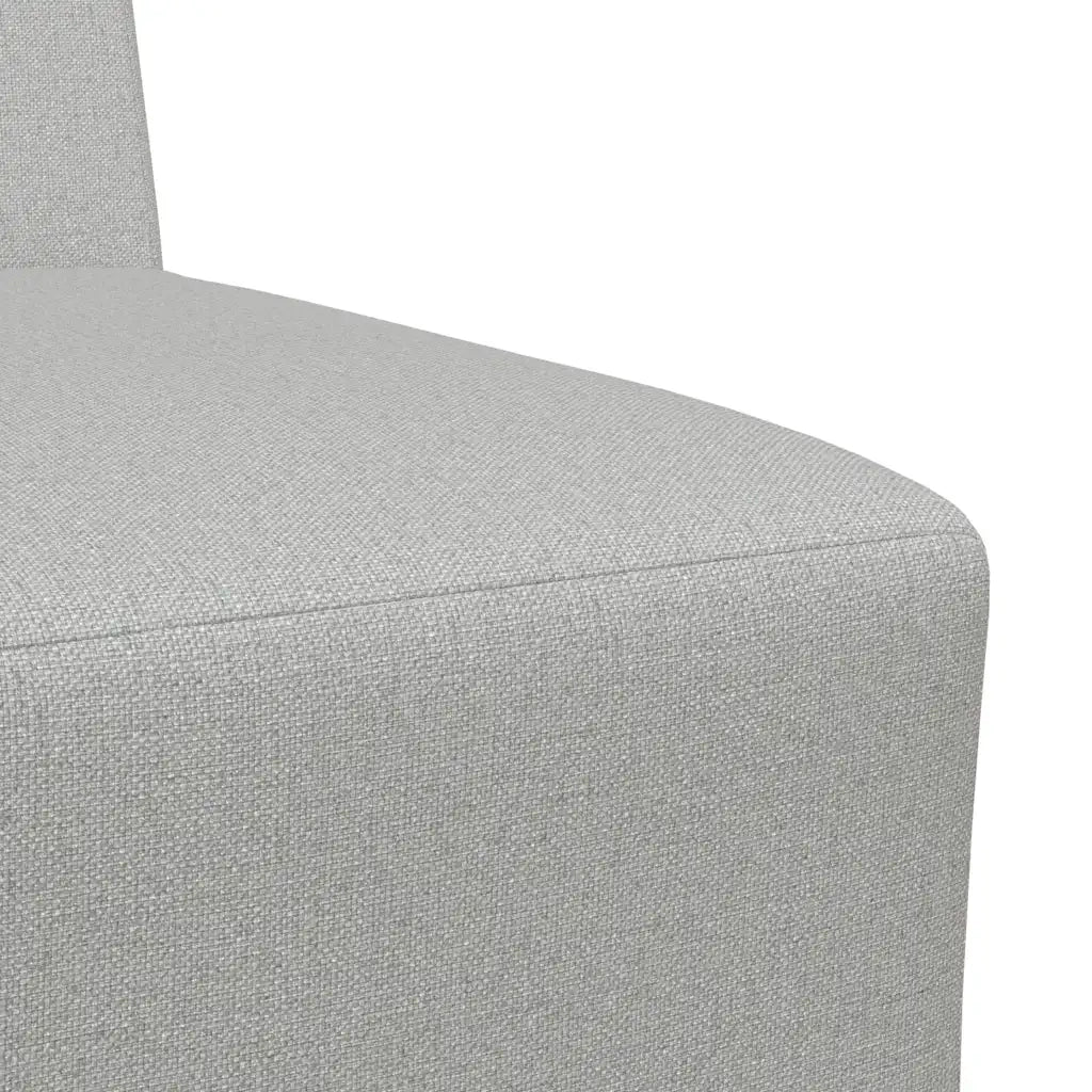 Divano Sedia senza Braccioli Grigio Nuvola 55 cm in Tessuto