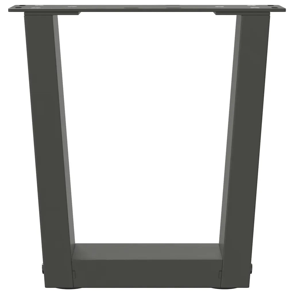 Gambe per Tavolino da Caffè a Forma di V 2 pz Antracite 40x(30-31,3) cm Acciaio 4012606