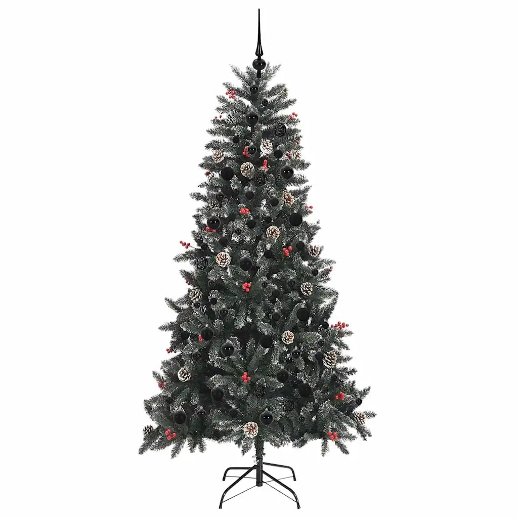 Albero di Natale artificiale con 300 LED Verde 210 cm 3395893