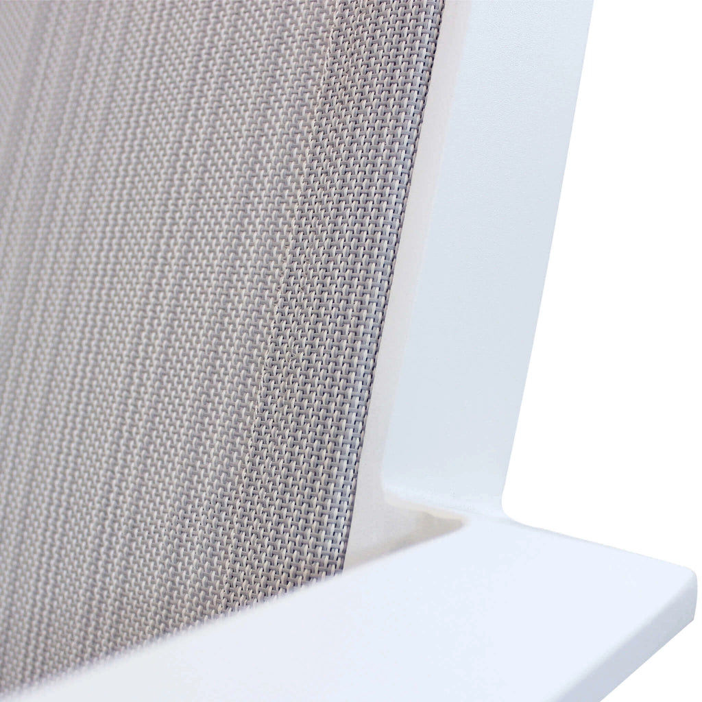 Poltrona da Giardino Impilabile in Alluminio Textilene cm 56x61x84 - WARD