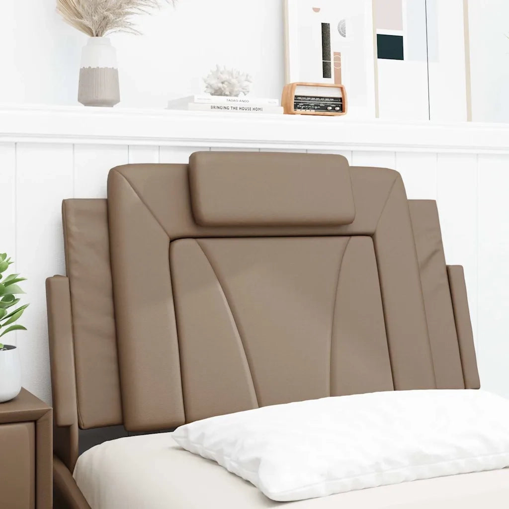 Coussin de tête de lit Viana cappuccino 80 cm similicuir