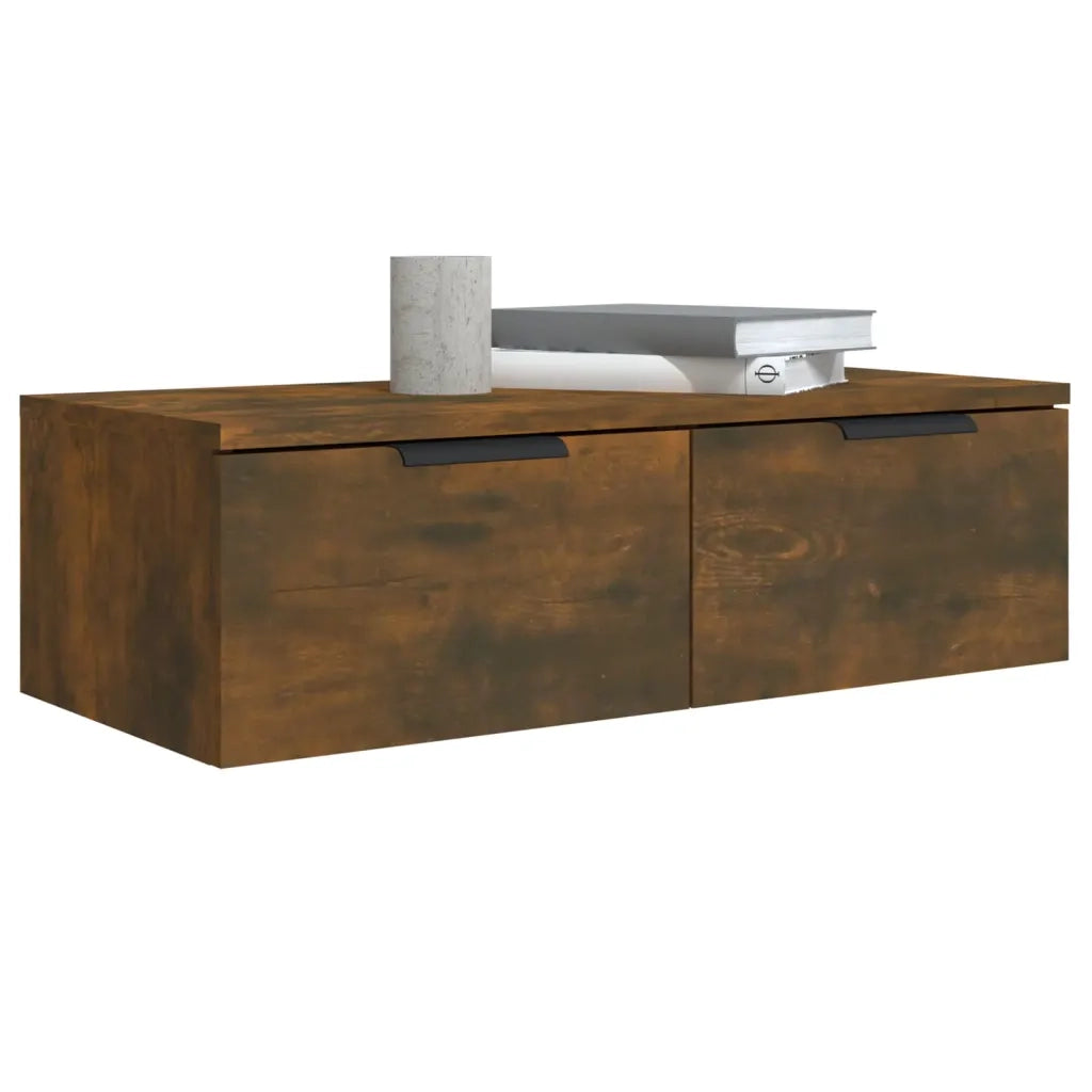 Armadietto a Muro Rovere Fumo 68x30x20 cm in Legno Multistrato cod mxl 32930