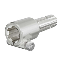 Boccola albero cardanico 175 mm Attacco albero scanalato 1 3/4" 6D Albero uscita 1 3/8" 6D Trattore