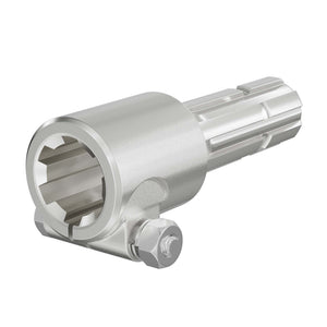 Boccola albero cardanico 175 mm Attacco albero scanalato 1 3/4" 6D Albero uscita 1 3/8" 6D Trattore