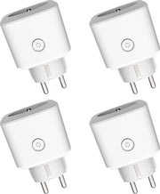 Set di 4 Scatole di Comando Intelligente Wi-Fi 16A con Controllo App - Compatibile con Alexa e Google Home