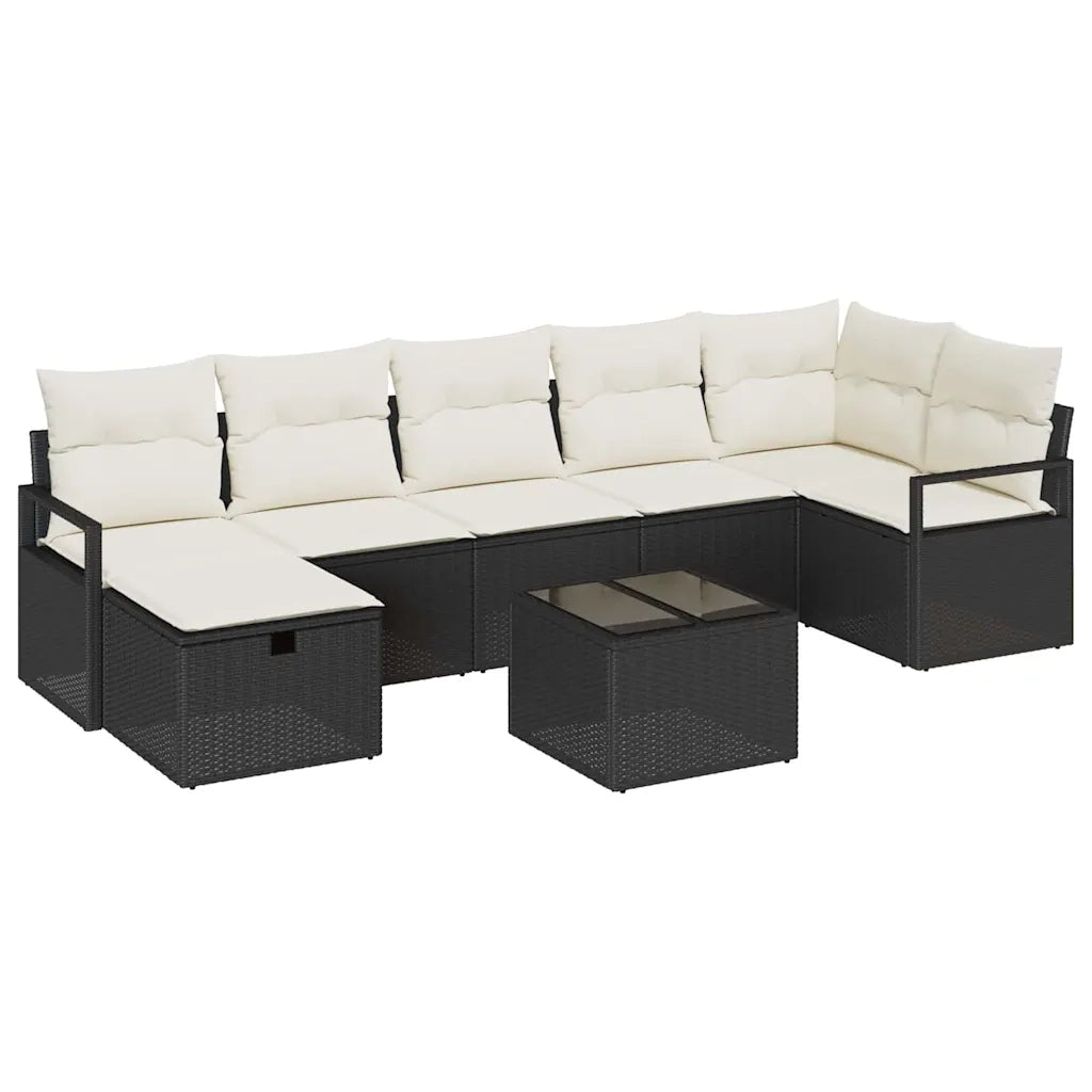 Set di divani con cuscino 4 pcs polyrattan