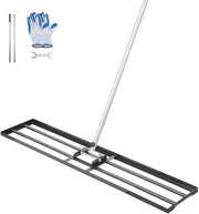 Livello per giardino e campo da golf - Acciaio - 213 cm - Piattaforma 121,9 x 25,4 cm - Adattabile a 2 altezze - Acciaio inossidabile