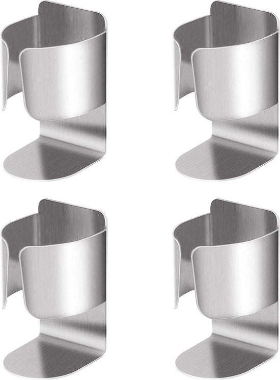 Organizzatore per Tazza e Pasta Dentale con Sostegno per Spazzola Dentale in Acciaio Inossidabile - Installazione a Parete con Adesivo Autoattacco - Ripostiglio per Spazzola Dentale e Pasta Dentale