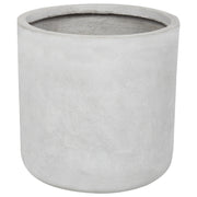 Vaso per piante in argilla grigio 34 x 34 x 33 cm per interni ed esterni resistente alle intemperie