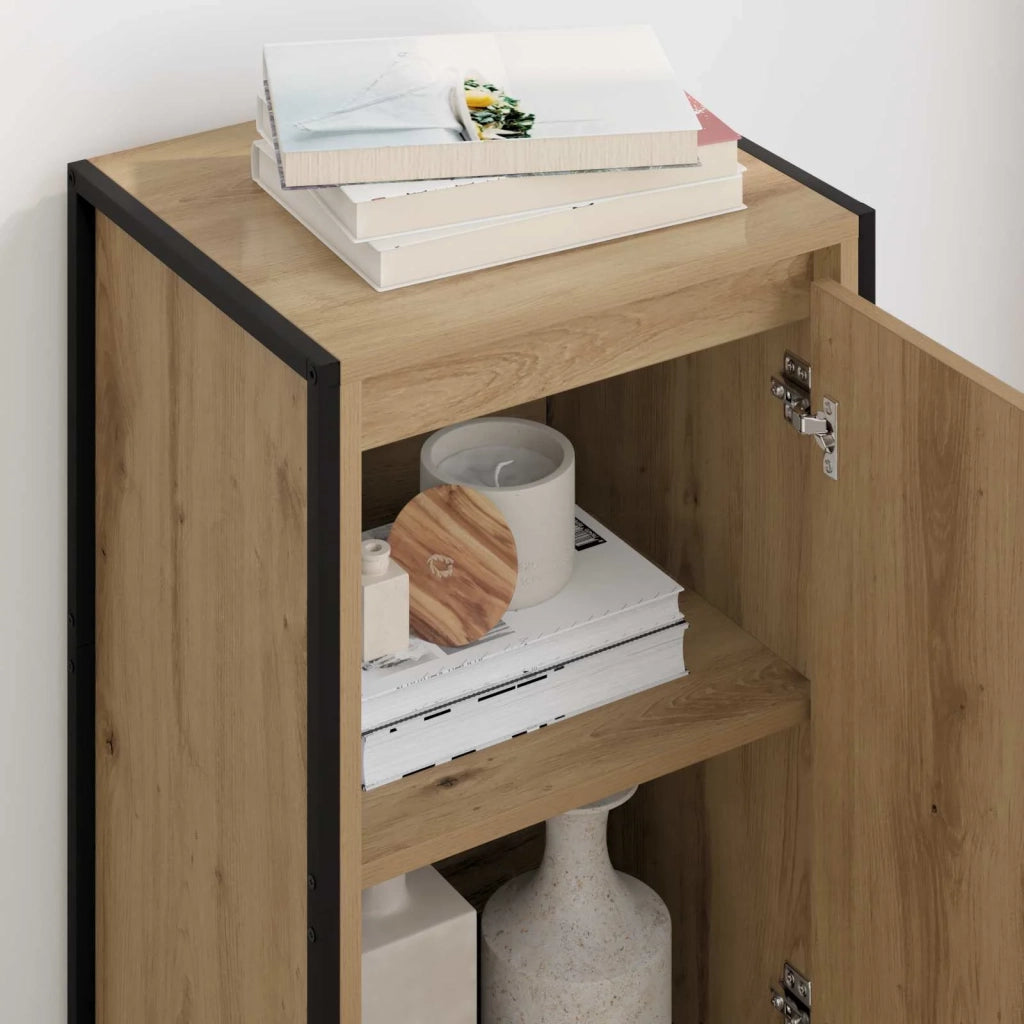 Credenza | Madia | Buffet da pranzo | Armadio da pranzo Rovere Artigianale 43 x 36 x 75,5 cm Legno multistrato