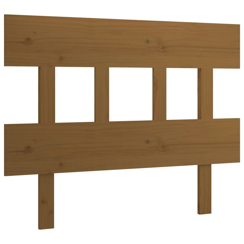 Testiera per Letto ambra 93,5x3x81 cm in Legno Massello di Pino