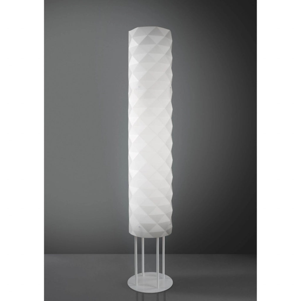 Piantana Base Bianco in Metallo 27 x 155h