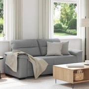 Divano a 2 Posti Grigio Chiaro 180x81x84 cm in Tessuto 4105307