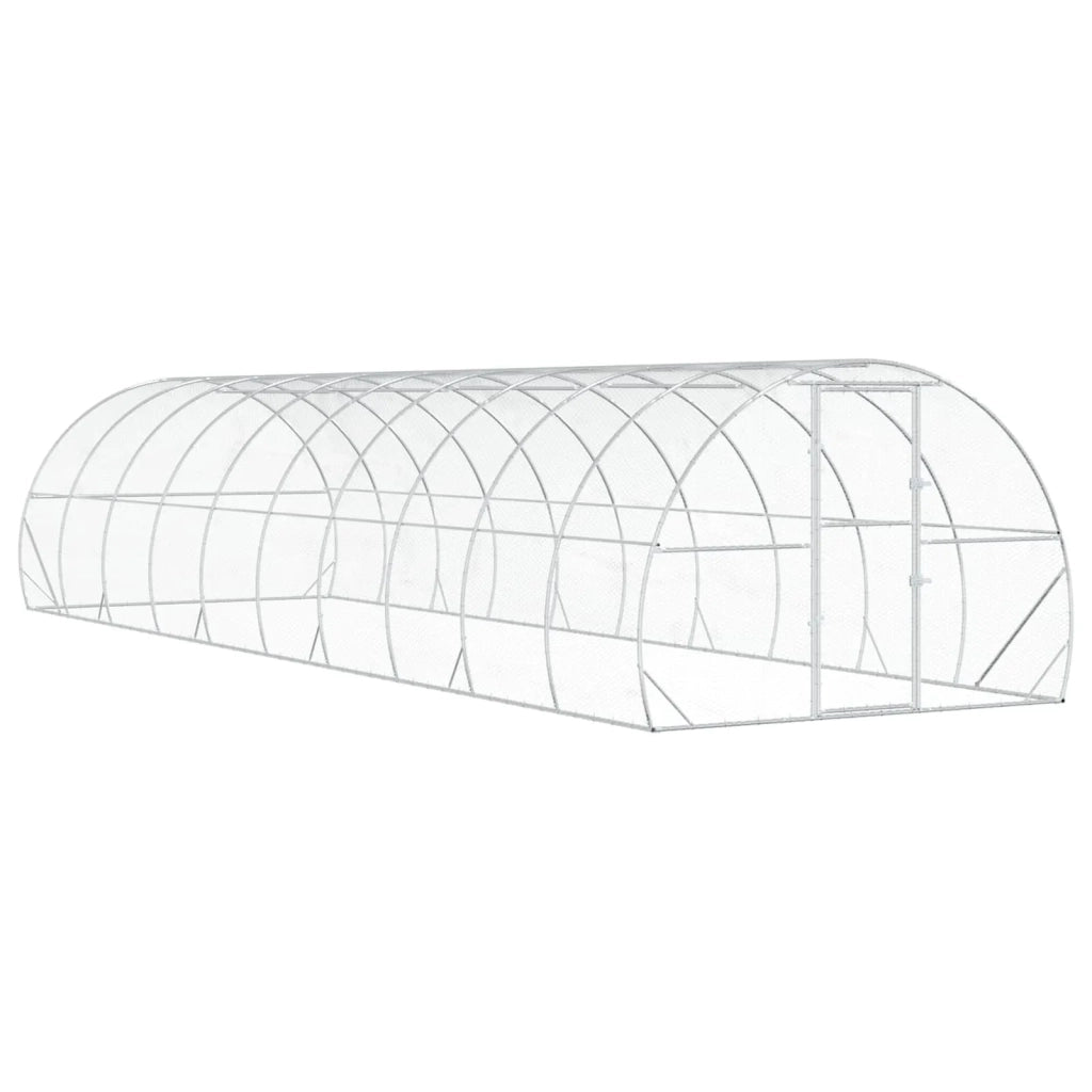 Pollaio Argento 1000 x 300 x 200 cm Acciaio zincato 3434694