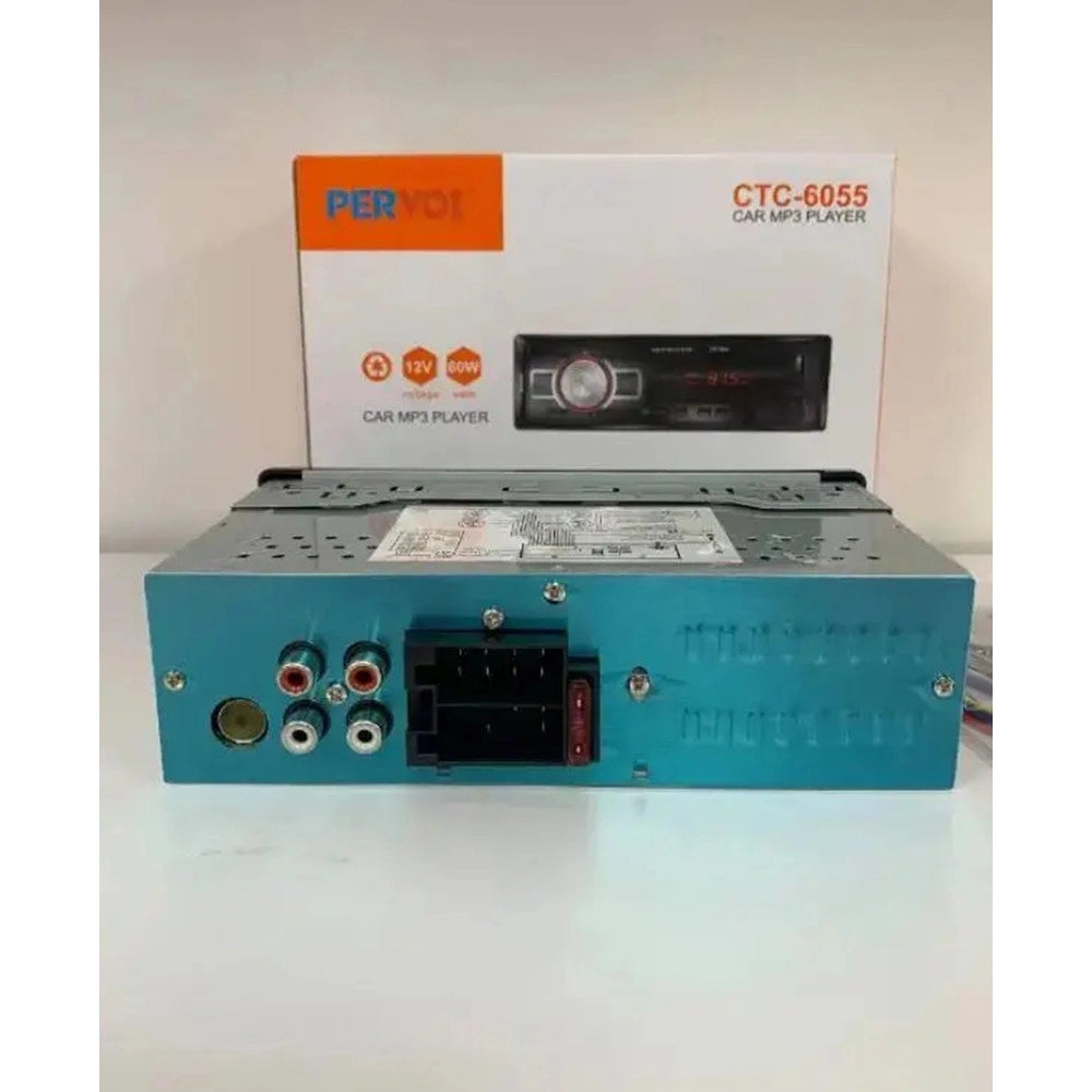 Trade Shop - Autoradio Ctc-6055 Bluetooth 4x60w 12v Radio Fm Lettore Mp3 Musica Aux/sd Slot Usb -