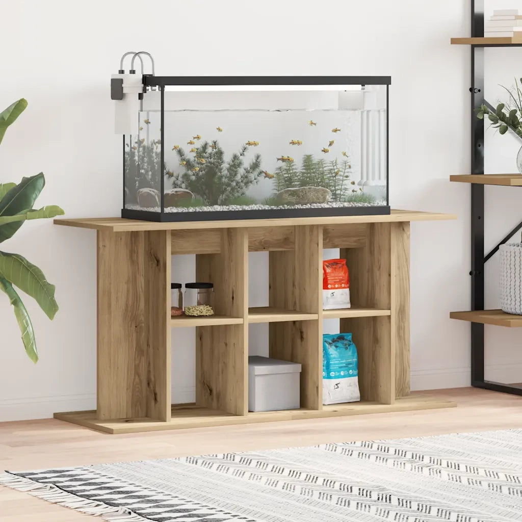 Supporto Acquario 120x40x60 cm Multistrato Rovere Artigianale