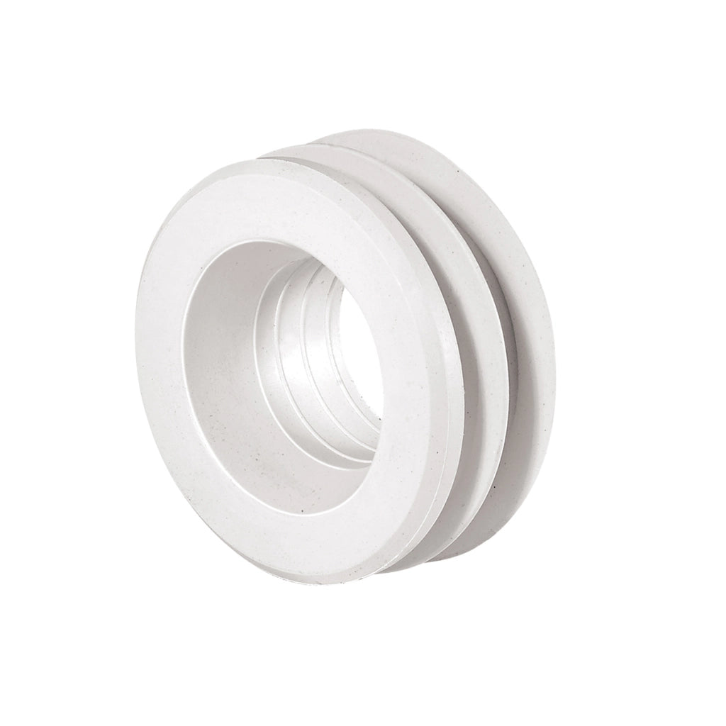 MORSETTO IN GOMMA NR BIANCA PER WC D. 55MM- Diam. int. mm. 26- G.M.P- pezzi 1