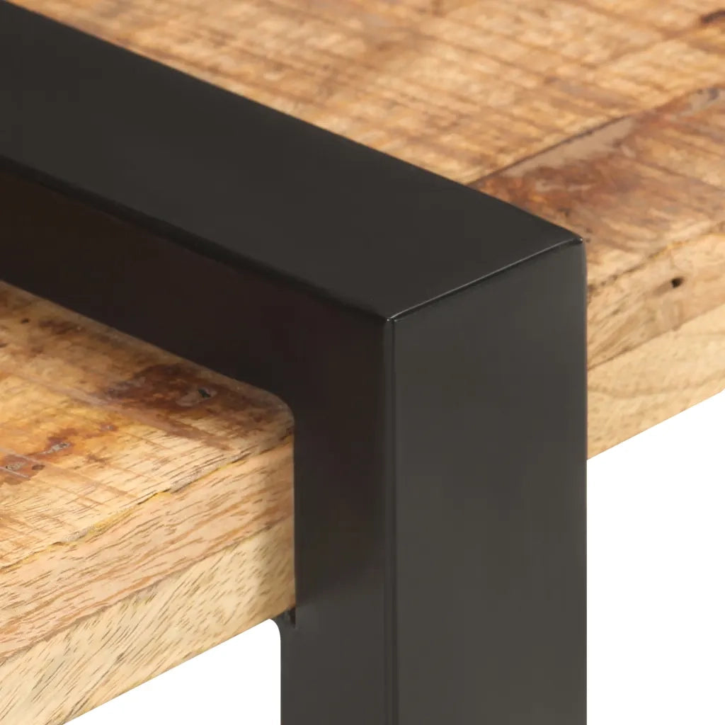 Mobile Porta TV 160x40x40 cm in Legno Massello di Mango Grezzo 320497