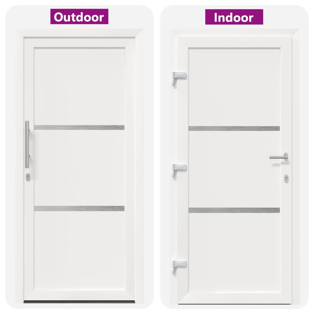 Porta Frontale Bianco 108 x 208 cm PVC 3445690