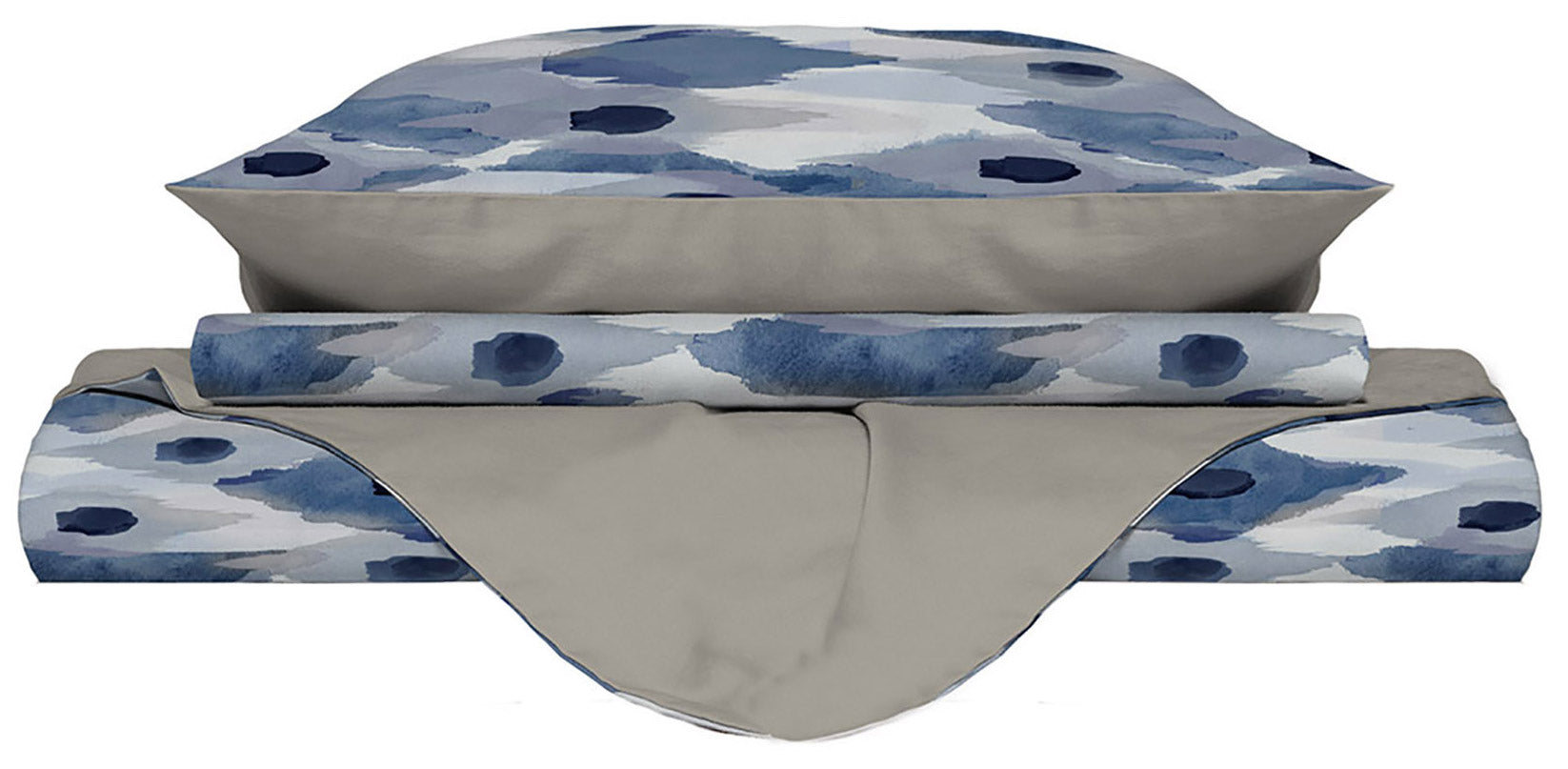 Copripiumino 1 Piazza e Mezzo con Federe Stampato in Microfibra Calypso