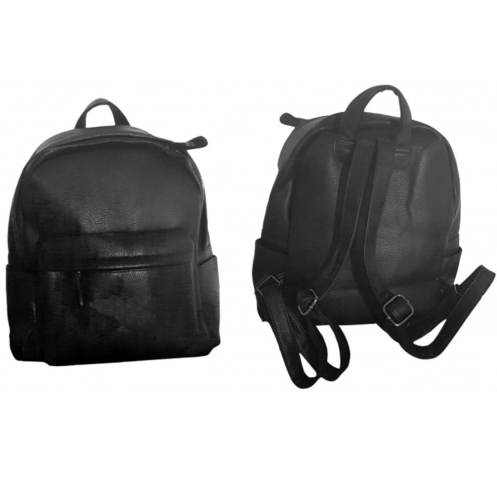 Trade Shop - Zaino Zainetto Donna Ecopelle Casual Tracolla Retrò Vintage Stella Borsa Scuola -