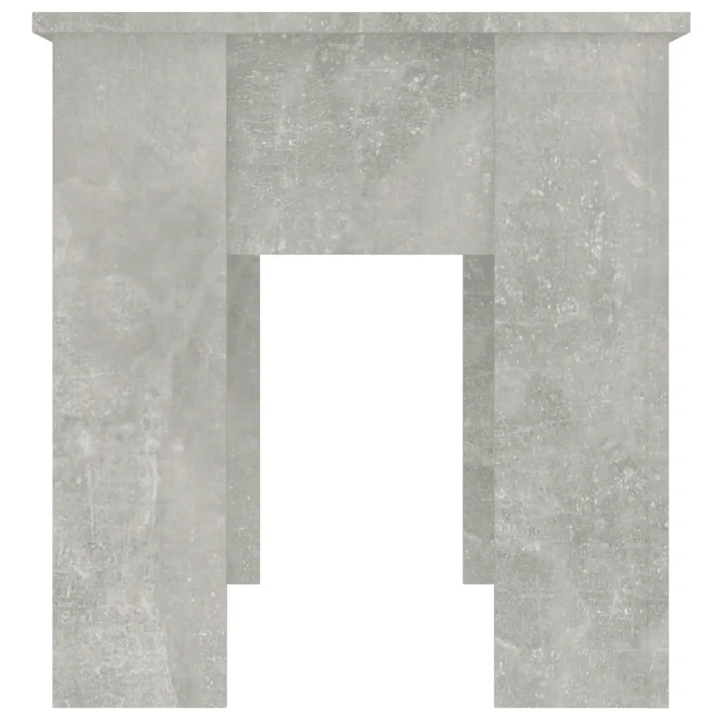 Tavolino Salotto Grigio Cemento 101x49x52 cm Legno Multistrato 809687