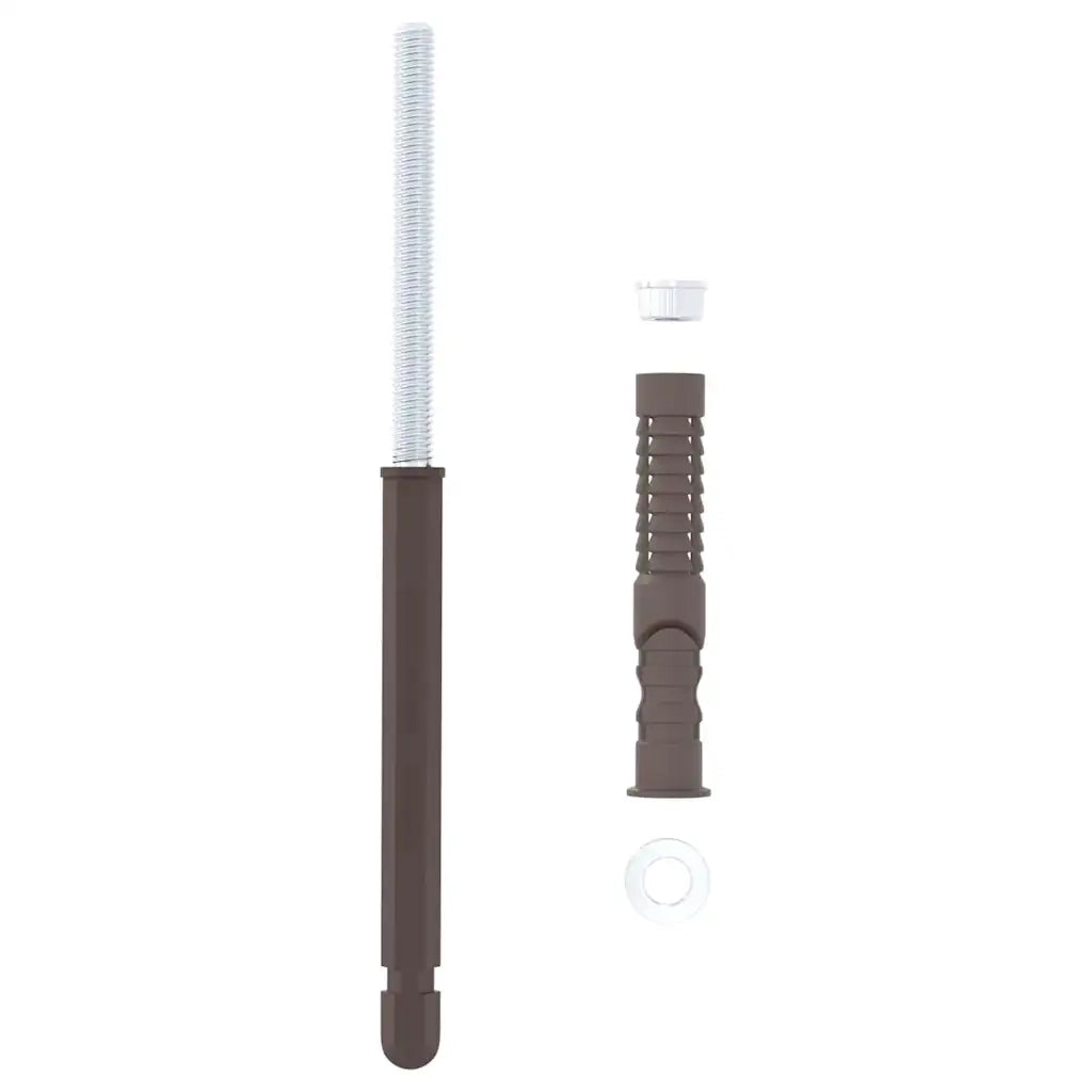Supporti per Mensole Flottanti 12 pz Beige ?10 x 170 mm CFW2040459