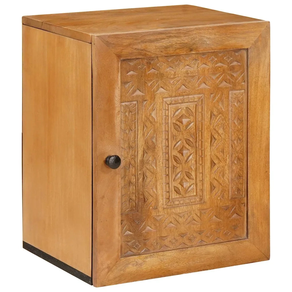 vidaXL Mobile da Bagno con porta Marrone chiaro 38 x 33.5 x 160 cm
