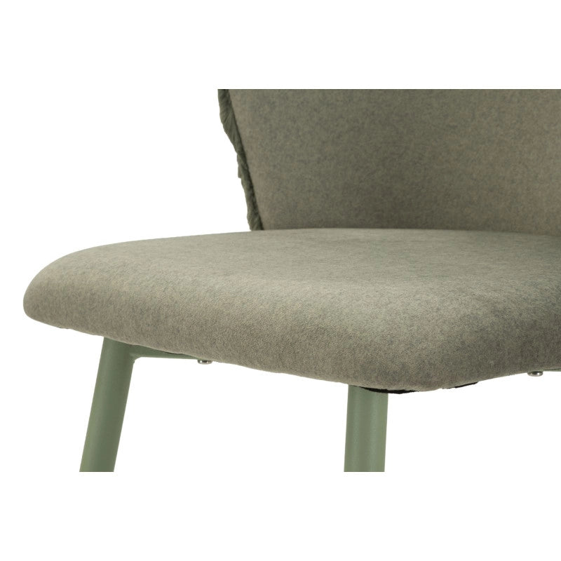 Sgabello Bar Alaska -b- Verde Set 2 Pz cm 55x58x106 (altezza Seduta cm 77)