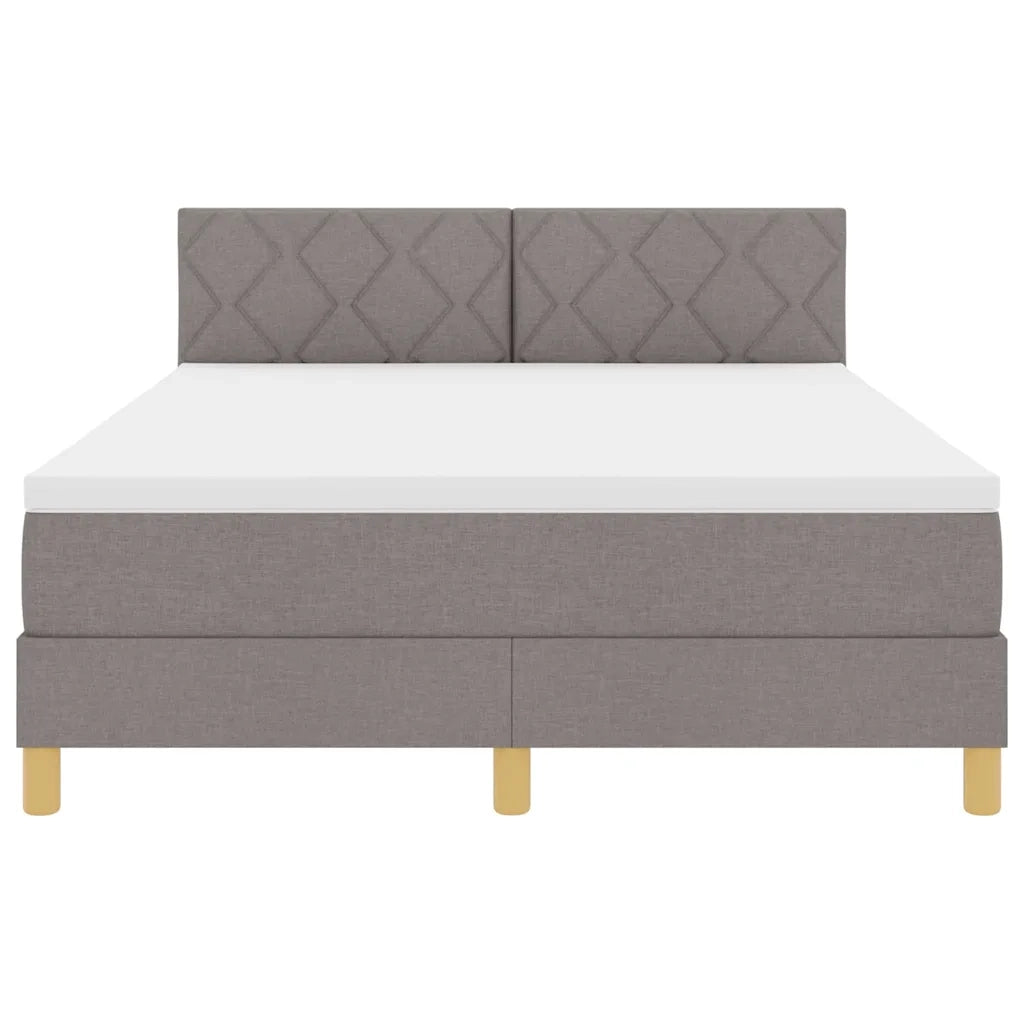 Letto a Sorgente LED con strisce LED Talpa 160 x 200 cm Tessuto 3342531
