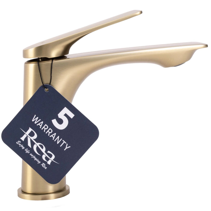 Rubinetto Da Bagno Rea Avalon Brush Gold Low