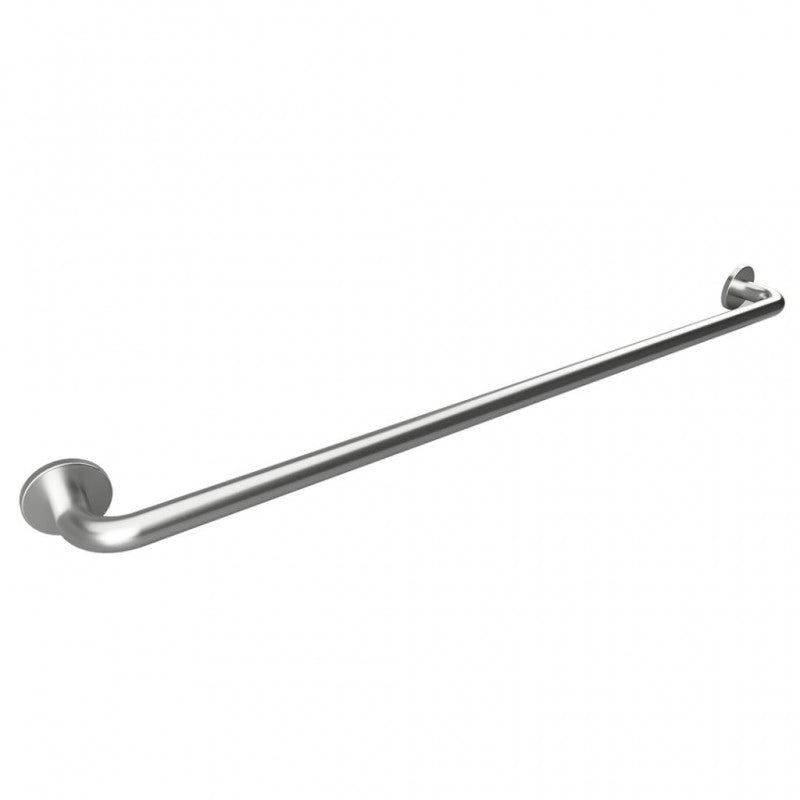 HELP 1500 Maniglione doccia in acciaio spazzolato 158x8x10,6 cm