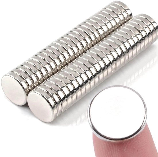 Magnetici 15x3mm, 40 pezzi magneti neodymium forti, magneti circolari forti per bacheche magnetiche, set di magneti in argento per lavagne bianche, attività di fai da te, magneti per frigorifero, magneti con forte aderenza.