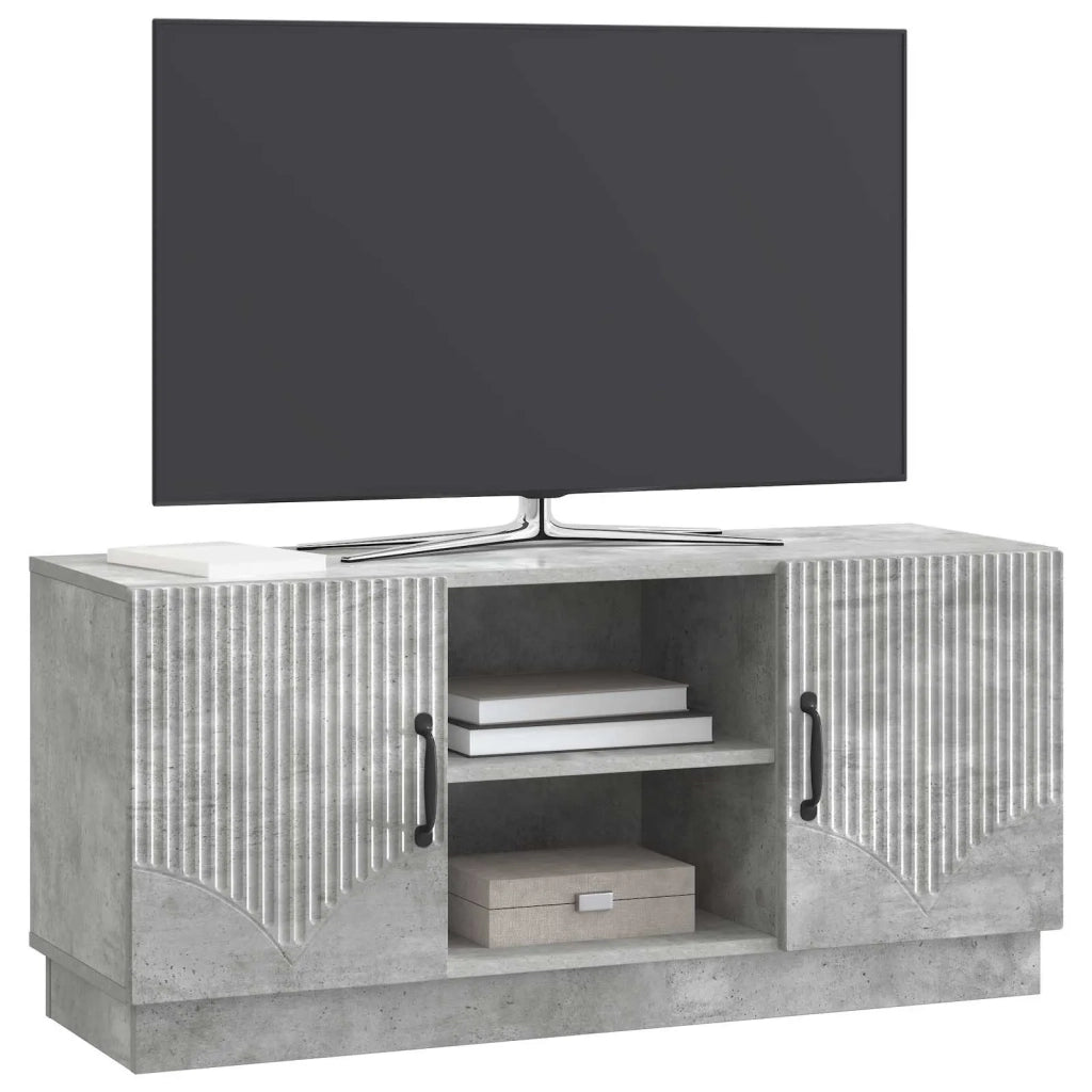 Mobile TV 102 x 34,5 x 47 cm Grigio Cemento 895388