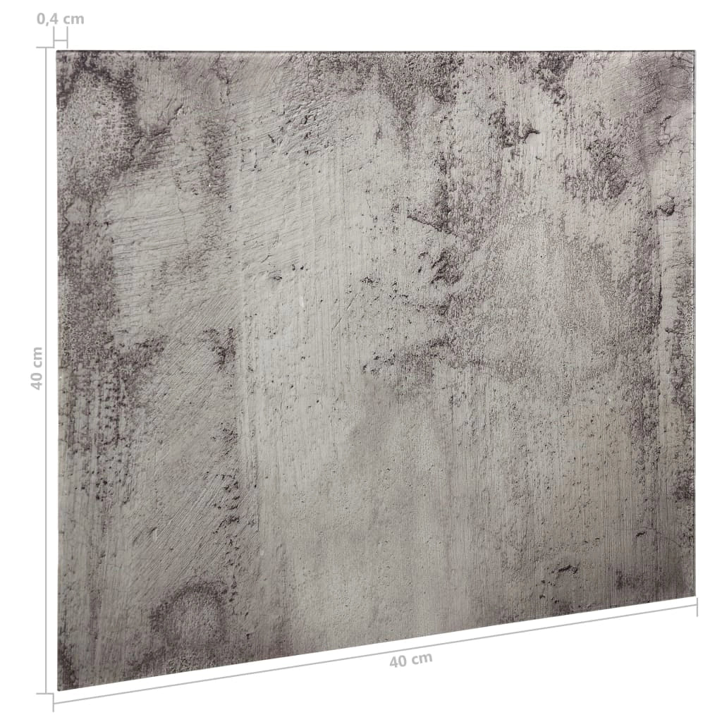 Lavagna magnetica da parete per scuola casa ufficio vetro 40 x 40 cm grigia 02_0045499