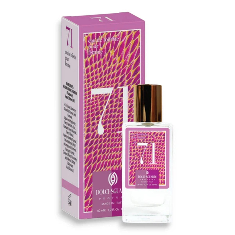 Trade Shop - Profumo Corpo Eau De Toilette Da Donna N°71 Da 50ml Fragranza Seducente Moderna 006011 -