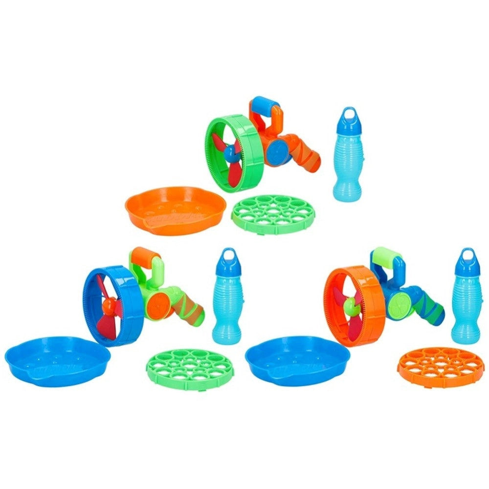 Trade Shop - Pistola Spara Bolle Di Sapone Giganti Giocattoli Per Bambini 2 Grandezze Feste -