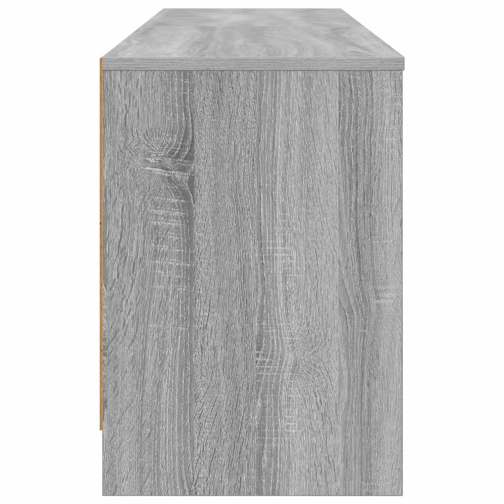 Armadietto per letto 2 pcs Sonoma grigio 66 x 33 x 48 cm