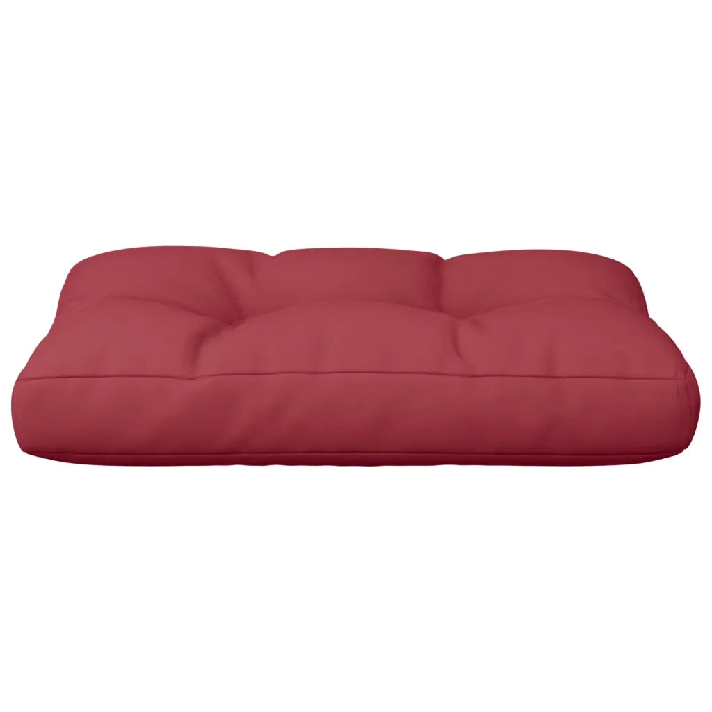 Cuscino per Pallet Rosso Vino 50x40x12 cm in Tessuto