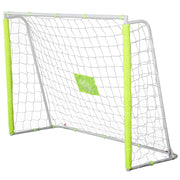 PORTA DA CALCIO RETE CON BERSAGLIO CENTRALE E PALI IN TESSUTO 186X62X123 CM